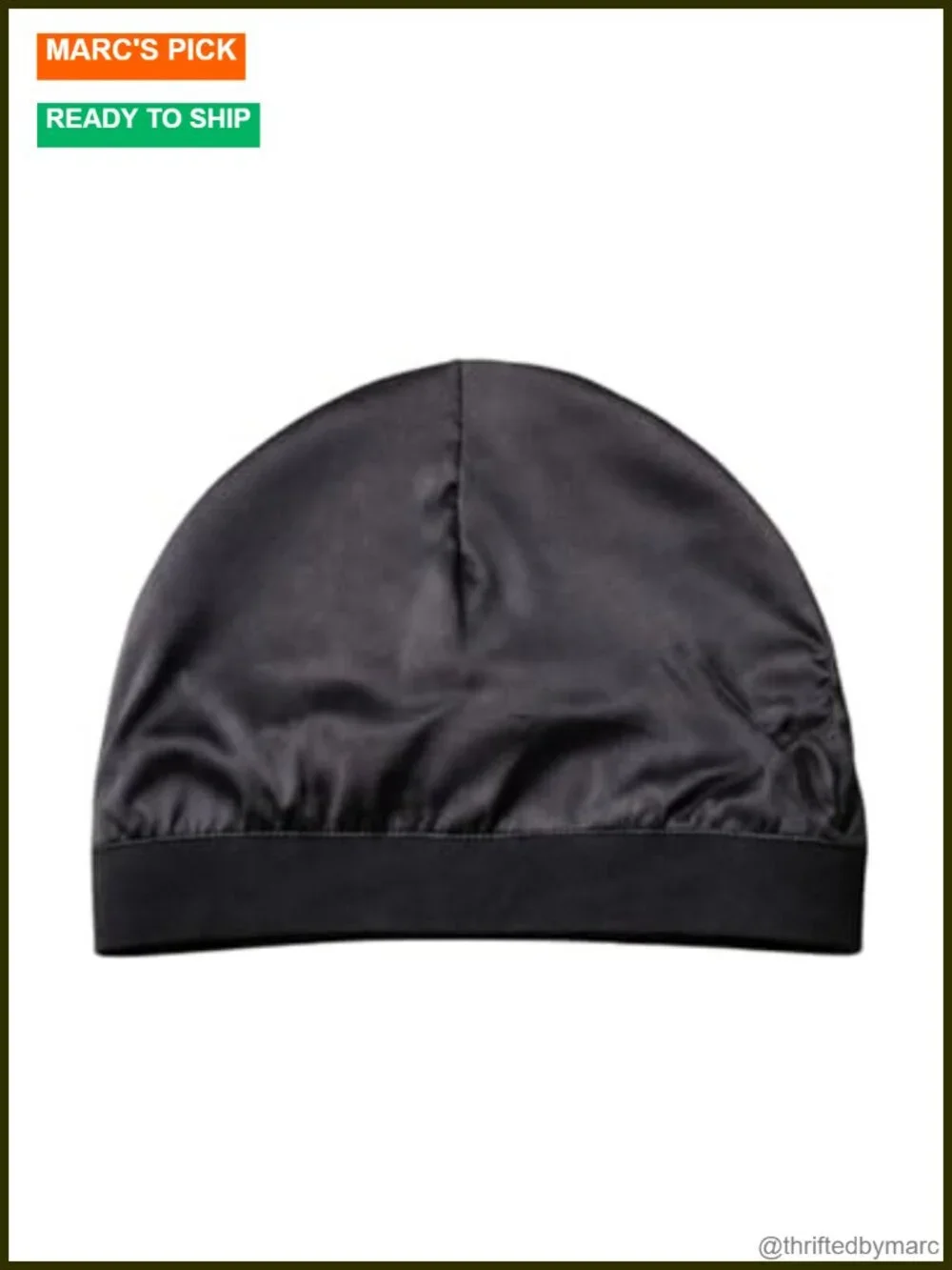 Satin-Lined Premium Skull Cap – Breathable Stretch Fit Hair Protector